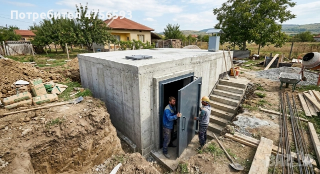 Изграждане на подземни защитни помещения (бункери)