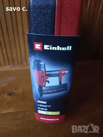 Продавам! Пневматичен такер Einhell TC-PN 50, снимка 4 - Такери - 56207566