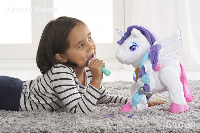 Интерактивен Магически Еднорог за Гримиране Микрофон Песни Звуци Vtech, снимка 5 - Образователни игри - 39360343