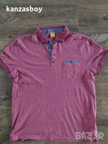 hugo boss orange patches - страхотна мъжка тениска КАТО НОВА, снимка 3 - Тениски - 34128523