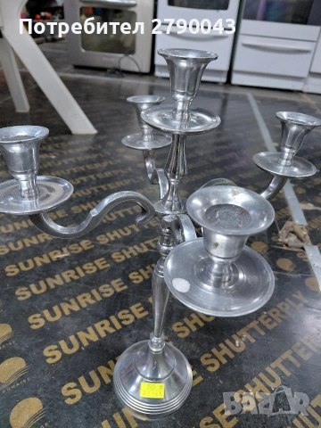 свещник , снимка 2 - Декорация за дома - 52646067