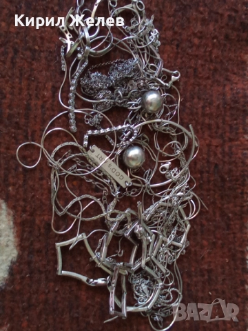 100 грама сребърни накити за поправка за части за реставрация или материал 51431, снимка 7 - Бижутерийни комплекти - 51952157