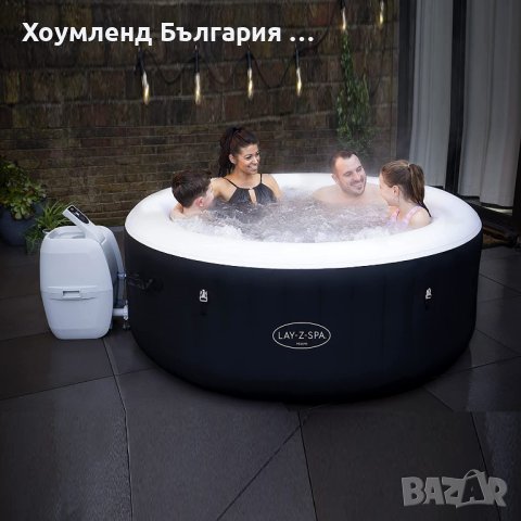 Луксозно надуваемо джакузи за 4 човека с хидромасаж до 40 градуса, снимка 8 - Басейни и аксесоари - 41116445