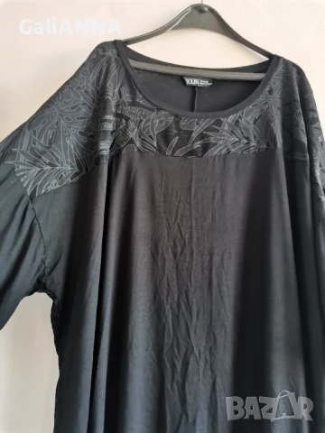 СТРАХОТНА ТУНИКА ЕФЕКТЕН МОДЕЛ 4XL-5XL, снимка 4 - Туники - 50926958