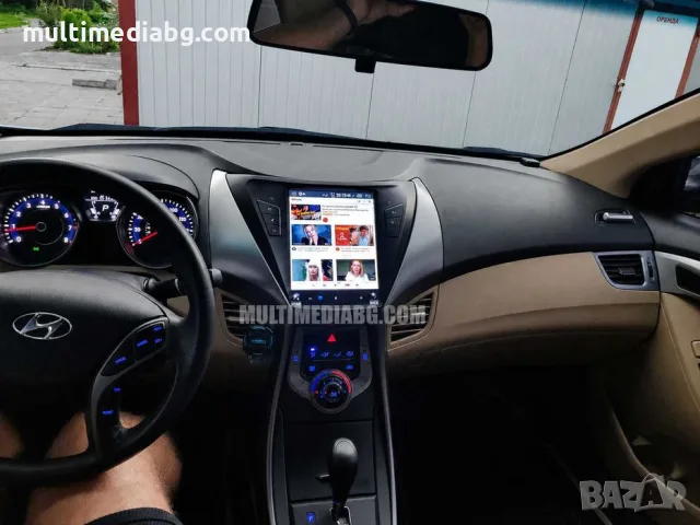 Hyundai Elantra 2011 - 2013 9.7 Мултимедия Навигация Android, снимка 4 - Аксесоари и консумативи - 50069059