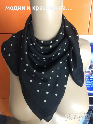 Дамски копринен шал Brigitte von Boch, снимка 2 - Шалове - 52198643