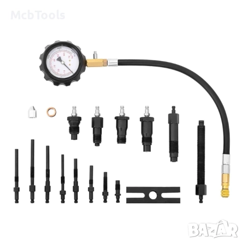 Компресомер за измерване компресия на дизелови двигатели HAWEK, снимка 3 - Други инструменти - 51633847