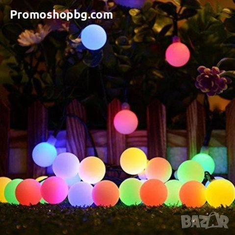 Последен брой! Соларни лампички тип гирлянд,  7 метра, 8 режима на светене, снимка 3 - Соларни лампи - 41461530
