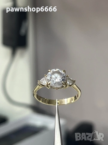 Златен пръстен 14 карата 3,73 грама , снимка 9 - Пръстени - 53315867