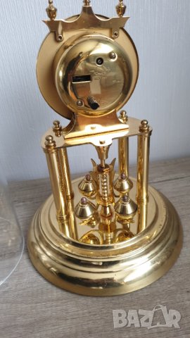 Голям немски настолен кварцов часовник с колба Schatz, снимка 8 - Антикварни и старинни предмети - 44230002