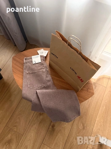 НОВИ | H&M широк крачол дънки 34 размер