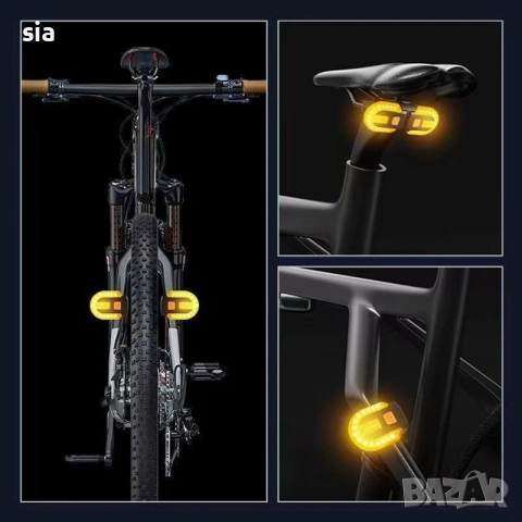 Безжични LED мигачи за велосипед или електрическа тротинетка, снимка 6 - Аксесоари за велосипеди - 32122983