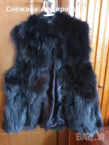 Елек естествен косъм , снимка 3 - Елеци - 52985082