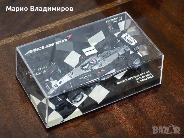 mclaren mercedes formula 1:43 Minichamps , снимка 4 - Коли, камиони, мотори, писти - 48951394