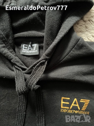 Мъжко горнище Emporio Armani, снимка 2 - Спортни дрехи, екипи - 52652605