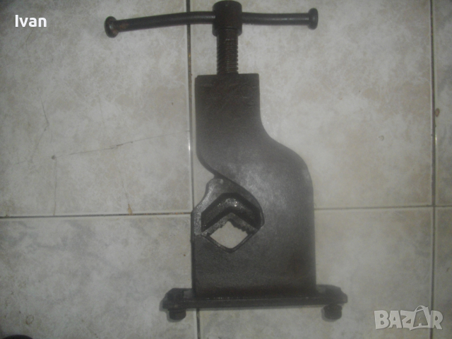 6,5 кг Заводско Тръбно Менгеме Старо Качество-Отлично-Захват 10-85мм-Немско-Масивно-Плътно Желязо, снимка 12 - Менгемета - 44682744