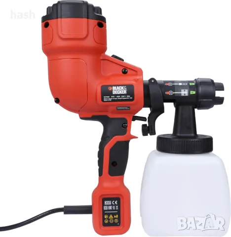 Пистолет за боядисване BLACK&DECKER HVLP200-QS, снимка 5 - Други инструменти - 49273958