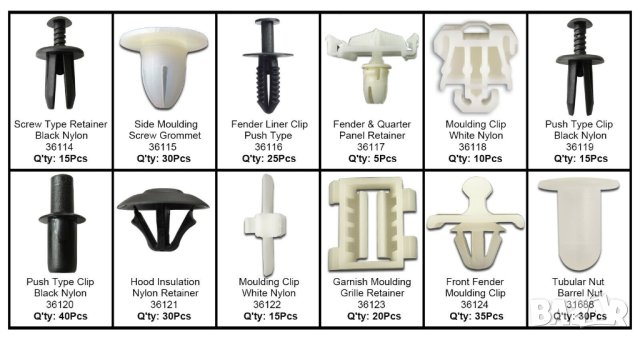 Mercedes комплект щипки за кори/тапицерия Мерцедес, снимка 5 - Аксесоари и консумативи - 28213368