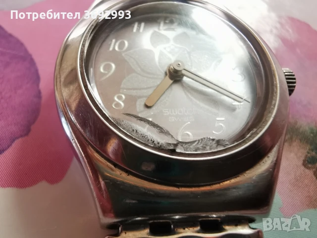 Дамски часовник Swatch Flower Box, снимка 3 - Дамски - 51358179