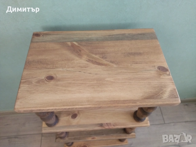 Класическа дървена етажерка !!!, снимка 3 - Етажерки - 53441696