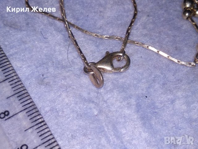 ЕЛЕГАНТНО НЕЖНО СРЕБЪРНО АРТ КОЛИЕ СРЕБРО 925 ДИЗАЙНЕРСКО ФЕШЪН БИЖУ 13601, снимка 13 - Колиета, медальони, синджири - 40487690