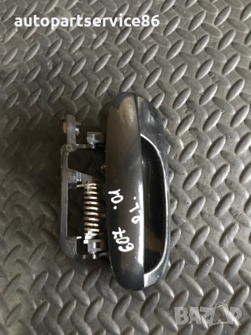 Предна лява външна дръжка на врата черна RHD за Peugeot 607 (2002) 9629157577, снимка 2 - Части - 53769470