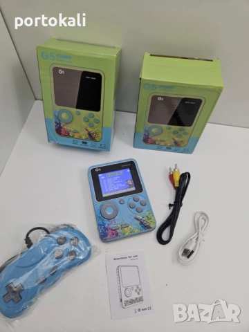Преносима видео игра, игрова конзола G5 Game Box 500 игри, снимка 3 - Други игри и конзоли - 53391113