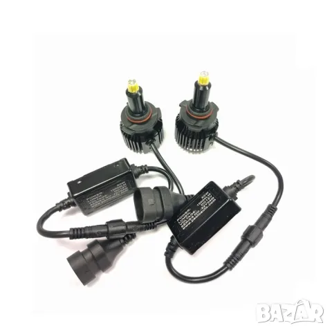 LED крушки 9005 100W 12V комплект 2 броя, снимка 4 - Аксесоари и консумативи - 55864709
