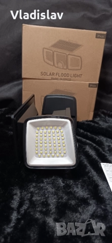 Външна соларна лампа със сензор за движение, 223 LED, снимка 6 - Лед осветление - 52424076