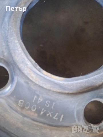 Резервна Гума-Патерица эа Опел Инсигния 5х120х67-17цола, снимка 5 - Гуми и джанти - 51616522