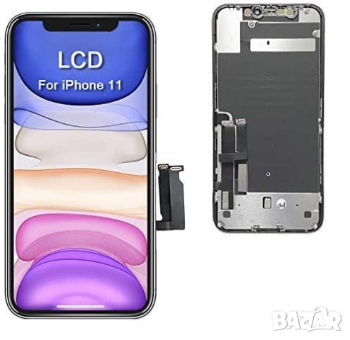 LCD Дисплей за iPhone 11 6.1 + Тъч скрийн / Черен /, снимка 1