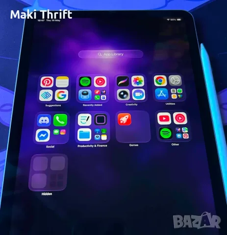 Ipad Air 5 + Apple pen2 + cases, снимка 3 - Таблети - 55833999