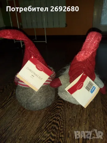 Нови с етикет коледни гноми 32см.(цената е на бр.), снимка 7 - Декорация за дома - 48115305