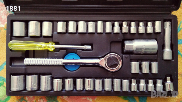 Гедоре с тресчотка и удължител 40 части. Ново., снимка 2 - Други инструменти - 36248153