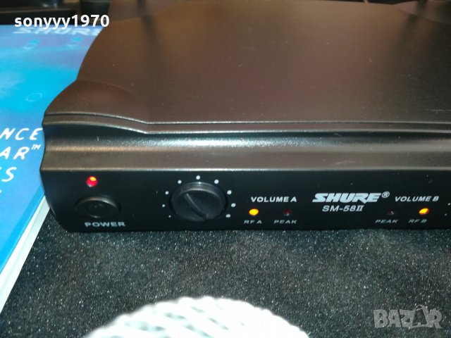 shure-2бр безжични микрофони с куфар-обява 0902221104, снимка 12 - Микрофони - 35726343