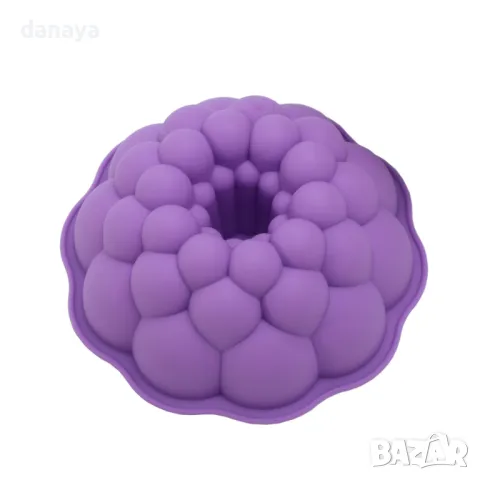 5810 Силиконова форма за кекс 3D Buble Балончета, 24 см, снимка 2 - Форми - 49585804