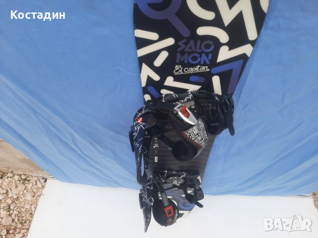 Сноуборд 130см. SALOMON EL CAPITAN с автомати , снимка 5 - Зимни спортове - 53171046