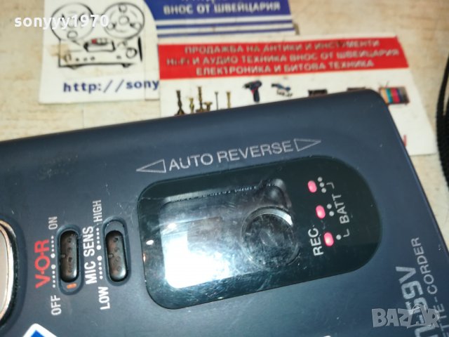 SONY TCM-59V MADE IN JAPAN-ВНОС SWITZERLAND 2710211914, снимка 10 - Радиокасетофони, транзистори - 34604104