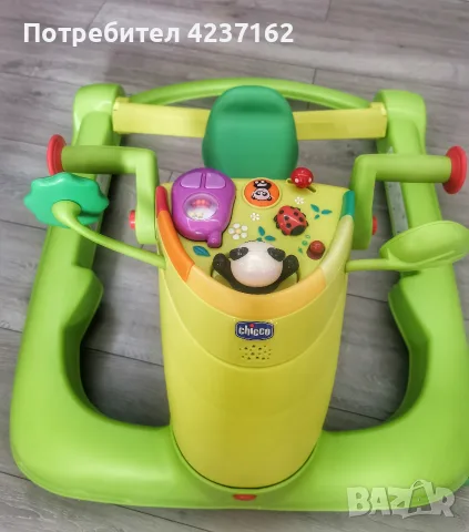 CHICCO Проходилка 3в1 123 GREEN, снимка 3 - Проходилки - 56118841