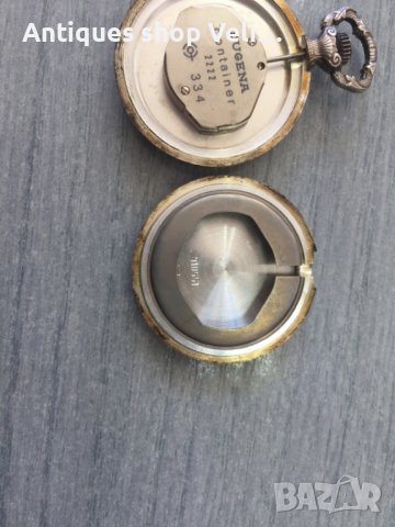 Посребрен часовник Dugena №3612, снимка 4 - Антикварни и старинни предмети - 40010252