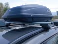 Автобокс, багажна кутия багажник за таван FIRSTBAG 250 л. Черен  115 х 75 х 43 см.