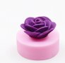 3D декоративна роза силиконов молд форма калъп фондан шоколад гипс сапун свещ, снимка 2