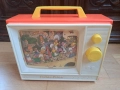 ретро английска детска музикална играчка телевизор Fisher price , снимка 1
