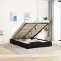 vidaXL Османска рамка за легло без матрак, черна, 140x200 см кадифе（SKU: 3310969）, снимка 2