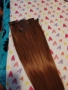 Екстеншъни Кестенява 60 см 120 грама , снимка 2