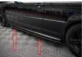 Добавки за прагове (липове) MAX за BMW 3 Серия E46 / E46 фейслифт (Piano Black), снимка 1