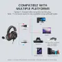 Нови USB геймърски слушалки за компютър - компютърни слушалки с подвижен микрофон за шумопотискане, снимка 6