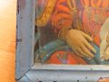 Старинна икона Света Богородица с Младенеца, Богородица Дева Мария 19 век - за здраве и благополучие, снимка 6