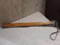 Дървена бухалка от бук нова с калъф от юта за носене 60 см дължина, снимка 4