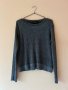 MONKI Черна блуза със сребърни нишки L размер 🖤, снимка 1 - Блузи с дълъг ръкав и пуловери - 44326157